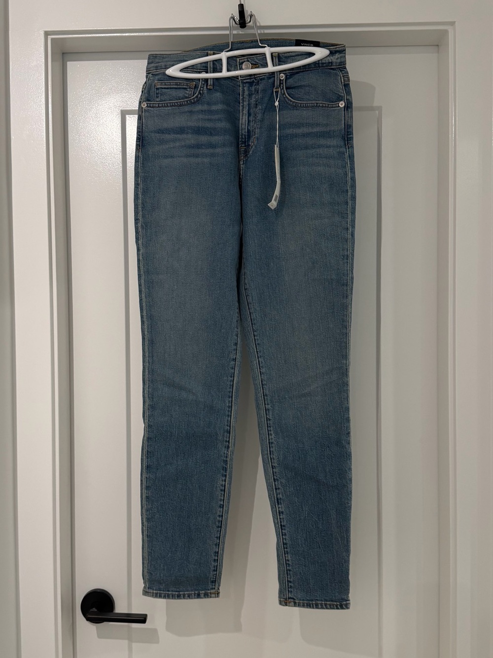 Vince Women’s Skinny Jeans in Medium Blue Denim